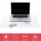 LAMINET Crystal Clear HeavyDuty Desktop Pads 30 Gauge 08 MM 17 Inches x 35 Inches Table Protector Thick Clear Plastic Table Cover Made in USA Easy to Clean