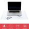 LAMINET Crystal Clear HeavyDuty Desktop Pads 30 Gauge 08 MM 17 Inches x 35 Inches Table Protector Thick Clear Plastic Table Cover Made in USA Easy to Clean