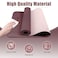BLESWIN Leather Desk Pad Protector 394 X 17 Large Mouse Pad Office Desk Mat NonSlip PU Leather Suede Base Desk Blotter Laptop Desk Pad Desktop Mat for Office Home Dark Purple