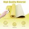 BLESWIN Leather Desk Pad Protector 472 x 236 Suede Base Sewing Desk Blotter NonSlip Office Mat Waterproof Writing Pad Yellow