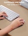 AFIING Leather Desk Pad Protector Mouse Pad Office Mat NonSlip PU Leather Blotter Laptop Pad Waterproof Writing Pad for Office and Home Apricot 315 x 157