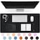 CADONO Leather Desk Pad ProtectorNonSlip Desk PadonSlip PU Leather Large Mouse PadEasy Clean Desk Protecor MatWriting Pad for Office WorkHomeDecorBlack 315 x 157
