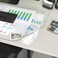 Oterri Clear Writing Desk Pad 24x17 Heat Resistant Waterproof PVC Round Edge Durable Desk Protect Mat AntiStatic Writing Mat Table Protector