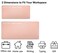 SUJAYU Dual Sided PU Leather Desk Pad Mouse Pad Office Desk Mat NonSlip Laptop Desk Pad Waterproof Desk Writing Pad for Office and Home 236 x 118 PinkLight Blue