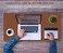 LinkGro Writing Desk Pad Laptop Mat PU Leather Desk Blotter Pad Waterproof Durable Desk Mat DualSided Writing Mat 16 X 24 Inch AntiSlip Table Pad Protector for Office Home Espresso BrownMidnight Blue
