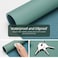 YSAGi Desk Mat Desk Pad 354 x 17 Laptop Leather Desk Pad Protector Large Leather Desk Blotter for Keyboard and Mouse DualSided Desk Writing Pad for Office Pistachio Green Green Blue