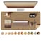 YSAGi DoubleSided Desk Pad 315x157Leather Desk Mat Eco Cork Desk Pad ProtectorLarge Mouse PadWaterproof Desk Blotter for OfficeHomeKhaki