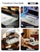 YSAGi Leather Desk Protector Office Mat Large Mouse Mat NonSlip PU Leather Blotter Laptop Desk Pad Waterproof Writing Pad for Office and Home Grayish Green 472 x 236