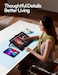YSAGi Leather Desk Protector Office Mat Large Mouse Mat NonSlip PU Leather Blotter Laptop Pad Waterproof Writing Pad for Office and Home Baby Blue 354 x 17