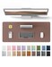 YSAGi Leather Desk Protector Office Mat Large Mouse Mat NonSlip PU Leather Blotter Laptop Pad Waterproof Writing Pad for Office and Home Chocolate 236 x 138