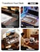 YSAGi Leather Desk Protector Office Mat Large Mouse Mat NonSlip PU Leather Blotter Laptop Pad Waterproof Writing Pad for Office and Home Chocolate 236 x 138