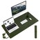 YSAGi NonSlip Leather Desk Pad L Size Waterproof Laptop Computer Desk Keyboard Mat Table Protector Blotter Mat Large Mouse Pad for OfficeWorkHomeDecorOlive Green 354 x 17