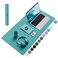 YSAGi NonSlip Leather Desk Pad Waterproof Laptop Computer Desk Keyboard Mat Table Protector Blotter Mat Large Mouse Pad for OfficeWorkHomeDecorGreen Blue 315 x 157