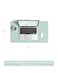 YSAGi NonSlip Leather Desk Pad Waterproof Laptop Computer Desk Keyboard Mat Table Protector Blotter Mat Large Mouse Pad for OfficeWorkHomeDecorMint Green 236 x 137