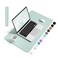 YSAGi NonSlip Leather Desk Pad Waterproof Laptop Computer Desk Keyboard Mat Table Protector Blotter Mat Large Mouse Pad for OfficeWorkHomeDecorMint Green 236 x 137