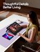 YSAGi PU Leather Desk Pad Protector NonSlip Waterproof Desk Mat for Office Home Easy Clean Large Mouse Pad Laptop Writing Blotter 236x138 Light Purple