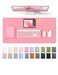 YSAGi Leather Desk Protector Office Mat Large Mouse Mat NonSlip PU Leather Blotter Laptop Desk Waterproof Writing Pad for Office and Home Pink 315 x 158