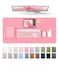 YSAGi Leather Desk Protector Office Mat Large Mouse Mat NonSlip PU Leather Blotter Laptop Desk Waterproof Writing Pad for Office and Home Pink 315 x 158