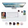 Wadrac Desk Mat Clear Plastic Office Home Table Pad Blotter Mats Writing Desk Topper Protector with Mouse Pad for Laptop Computer Desktop Keyboard Pads Multifunctional Mat Transparent Wipeable PVC 17x