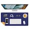 LinkGro Writing Desk Mat Pad Waterproof Desk Blotter Protector 16 X 24 Inch Mouse Pad Non Slip Desktop Protector Easy Clean Table Cover DualSided Mat for Work Gaming Office Home Cobalt BlueYellow