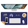 LinkGro Writing Desk Mat Pad Waterproof Desk Blotter Protector 16 X 24 Inch Mouse Pad Non Slip Desktop Protector Easy Clean Table Cover DualSided Mat for Work Gaming Office Home Cobalt BlueYellow