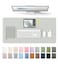 YSAGi Leather Desk Protector Office Mat Large Mouse Mat NonSlip PU Leather Blotter Laptop Desk Mat Waterproof Writing Pad for Office and Home Light Grey 354 x 17