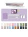 YSAGi Leather Desk Protector Office Mat Large Mouse Mat NonSlip PU Leather Blotter Laptop Desk Pad Waterproof Writing Pad for Office and Home Light Purple 315 x 158
