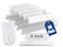 1InTheOffice File Folder Tabs and Inserts Plastic Clear Tabs and Inserts 2 x 58 Plastic Hanging File Tabs for Hanging Folders 50Pack