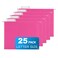 YNXPTBNC 25 Packs Hanging File Folders PinkLetter Size 85x11Hanging File Folders with 15cut TabsFile Folders for Filing Cabinet with TabsDesigned for Bulky FilesIdeal OfficeSchool Classroom