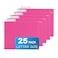 YNXPTBNC 25 Packs Hanging File Folders PinkLetter Size 85x11Hanging File Folders with 15cut TabsFile Folders for Filing Cabinet with TabsDesigned for Bulky FilesIdeal OfficeSchool Classroom