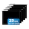 YNXPTBNC 25 Packs Hanging File FoldersBlack Letter Size File FolderDesigned for Bulky FilesFiling Cabinet15 Adjustable Tabs for OfficeSchoolHome