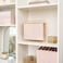 BLU MONACO 12 Pack Decorative Hanging File Folders Letter Size with Adjustable Tabs Pink Filing Folders with Gold Foil Design Cute Hanging Folder Set for Office or Filing Cabinet