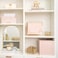 BLU MONACO 12 Pack Decorative Hanging File Folders Letter Size with Adjustable Tabs Pink Filing Folders with Gold Foil Design Cute Hanging Folder Set for Office or Filing Cabinet