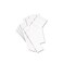 Pendaflex 242 Blank Inserts for 42 Series Hanging File Folders 15 Tab 2Inch White 100Pack