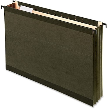 Pendaflex SureHook Hanging File Folders Legal Size Standard Green 4Pack PFX 09317