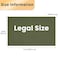 SUNEE Hanging File Folders Legal Size25 Pack Reinforced Hang Folders Adjustable 15Cut Tabs Designed for Bulky Files Filing Cabinet Standard Green