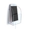 APSOONSELL Clear Acrylic Remote Control Holder Small Media Storage Box TV Control Caddy Smart Phone Station 1 Compartment