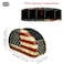 QIELIZI Leather Remote Caddy Desktop Organizer with 5 Spacious Compartments for TV RemotesMedia ControllersOffice Supplies American Flag