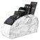 SITHON Remote Control Holder with 5 Compartments PU Leather Remote Caddy Desktop Organizer Store TV DVD BluRay Media Player Heater Controllers Marble