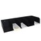 BankSupplies STEELMASTER by Steel Document Organizer 5Pockets Black Powder Coated Crinkle Finish Scratch ChipResistant Check Separator Deposit Slips Letter Organizer Money Bills