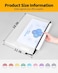 SUNEE Plastic Mesh Zipper Pouch 11x16 in 9 Colors 18 PacksExtra Large WaterResistant Zip Bag for School Office Supplies Puzzles Games Organizing Storage