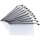 Tamaki 10 Pack Small Mesh Zipper Pouch Document Waterproof Zipper Bags Pencil Pouches A6 Size for Classroom Organization School Office SuppliesBlack