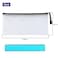 Tamaki 10 Pack Small Mesh Zipper Pouch Document Waterproof Zipper Bags Pencil Pouches A6 Size for Classroom Organization School Office SuppliesBlack