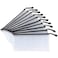 Tamaki 10 Pack Small Mesh Zipper Pouch Document Waterproof Zipper Bags Pencil Pouches A6 Size for Classroom Organization School Office SuppliesBlack