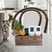 WuGeShop Wood Remote Control Holder 4 Compartments Rustic Wooden Table Remote Caddy Multiuse Desktop TV Remote Storage Organizers for Controller Phones Stationery Office Supplies