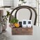 WuGeShop Wood Remote Control Holder 4 Compartments Rustic Wooden Table Remote Caddy Multiuse Desktop TV Remote Storage Organizers for Controller Phones Stationery Office Supplies