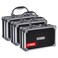 Vaultz Locking Medicine Case with Combination Lock Portable Lock Box Briefcase for Medications Cash Valuables Organized Storage Case with Handle 3 Pack