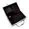 Vaultz Locking Medicine Case with Combination Lock Portable Lock Box Briefcase for Medications Cash Valuables Organized Storage Case with Handle 3 Pack