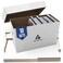 Invested Alliance Premium Short Comic Book Storage Box Organizer with Lid Thick Cardboard Comic Storage Box For Collectibles Fits 150175 CurrentSilver Age Heavy Duty Stackable
