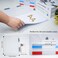 Lemical Portable A4 Magazine File Box Document Paper Organizer With Buckle Closure Transparent Plastic File Container School Office Supplies Clear Desk File Holder